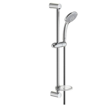 VI BA212AA Fresh Душевой гарнитур H=600 мм, Ø100 мм, 3 режима, с мыльницей