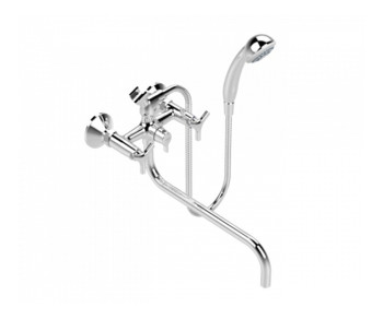 VI BA262AA Тринити Смеситель для ванны с душевым набором излив 320мм