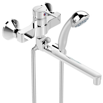 VI BA280AA Logik Смеситель для ванны L=250 мм, с душевым набором