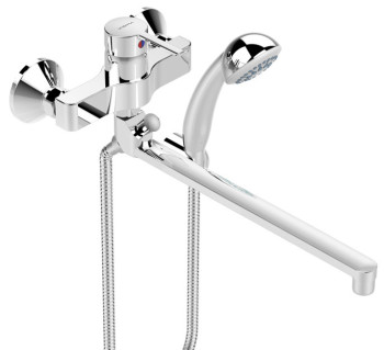 VI BA281AA Logik Смеситель для ванны L=320 мм, с душевым набором