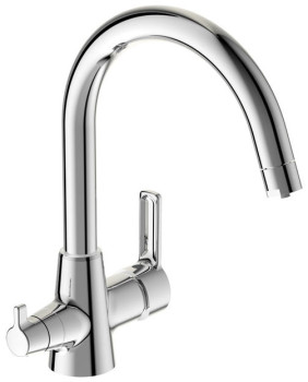 VI BA356AA Uno Смеситель для кухни 189 мм, под питьевую воду, StrongFix, подводка ½"