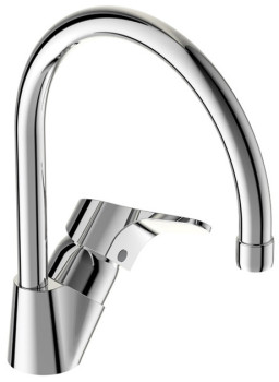 VI BA374AA Next Смеситель для кухни 144 мм, HWTC, ∩ излив, StrongFix