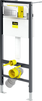 VIEGA 792 824 Prevista Dry 3 в 1, Набор (рама, панель Visign for Life 5, крепеж), модель 8524.10