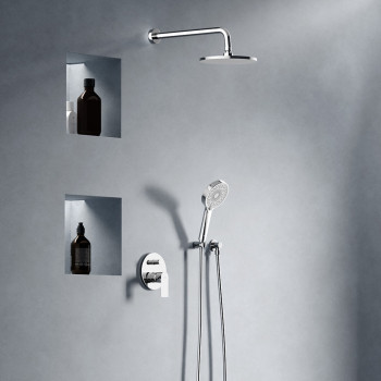 Встраиваемая душевая система со смесителем для душа
