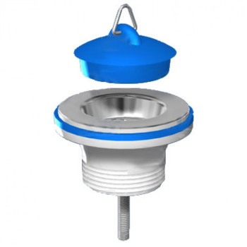 Выпуск 1 1/4" с нержавеющей сеткой и пробкой (M205)