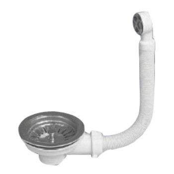 Выпуск 3 1/2 с круглым переливом для моек из нерж. стали (30717336)