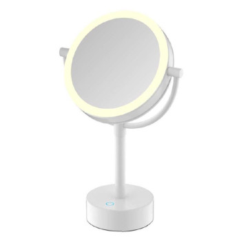 Зеркало косметическое JAVA S-M221W, белый