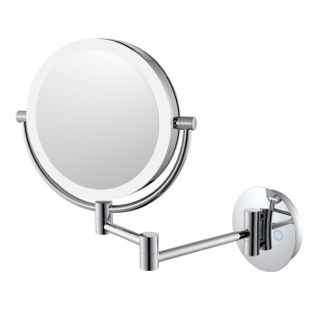Зеркало косметическое JAVA S-M222, хром