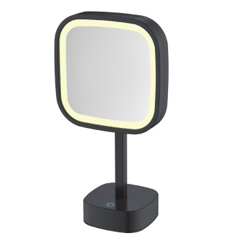 Зеркало косметическое JAVA S-M331H, черный