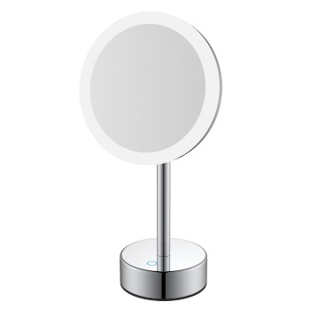 Зеркало косметическое с подсветкой JAVA S-M551, хром