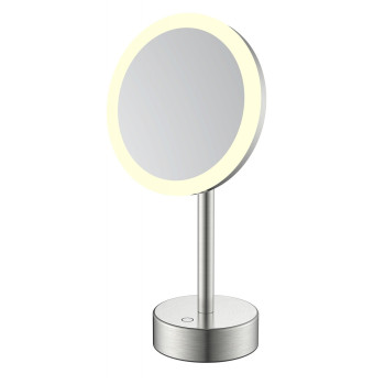 Зеркало косметическое с подсветкой JAVA S-M551L, сатин