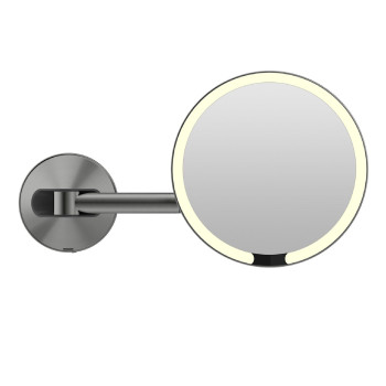 Зеркало косметическое с подсветкой JAVA S-M8881Q, графит