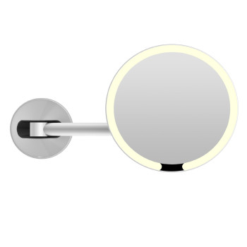 Зеркало косметическое с подсветкой JAVA S-M8881W, белый