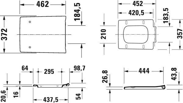 0021190000 VIU Сиденье для унитаза soft close (ТОЛЬКО С УНИТАЗАМИ). Фото 2