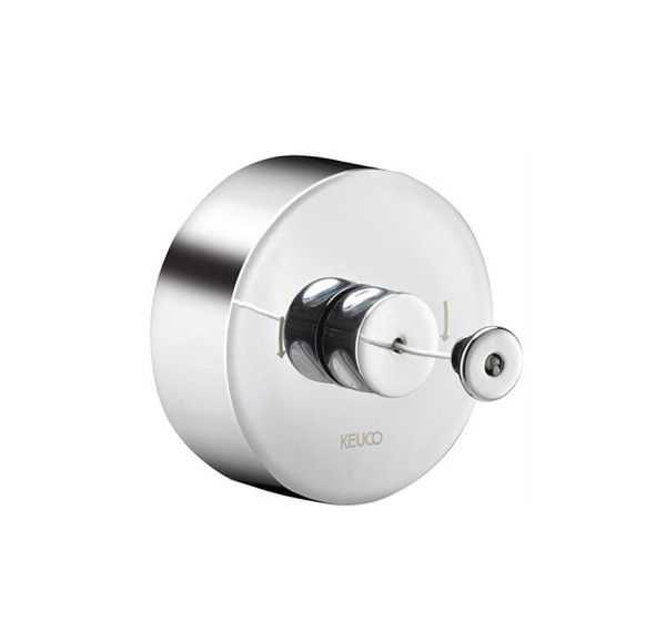 04979070001 UNIVERSALARTIKEL Веревка для белья в комплекте с держателем, длина до 2,80 м, нержавеющая сталь/хром. Фото 1