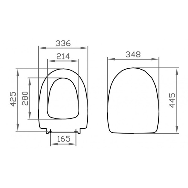 1.WH10.6.906 ИРИС / ЛИГА крышка-сидение, дюропласт. Фото 7