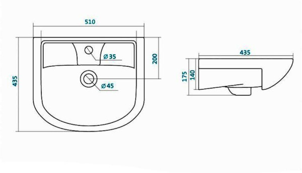1.WH11.0.256 ЛАДОГА-50 Умывальник. Фото 4