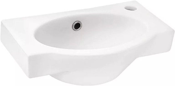 1.WH11.0.545 ФОРУМ умывальник 45 см, п/отв. Фото 1