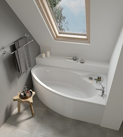 1.WH11.1.994 ЭДЕРА 170х110 ванна асимметричная акриловая правосторонняя белая. Фото 4