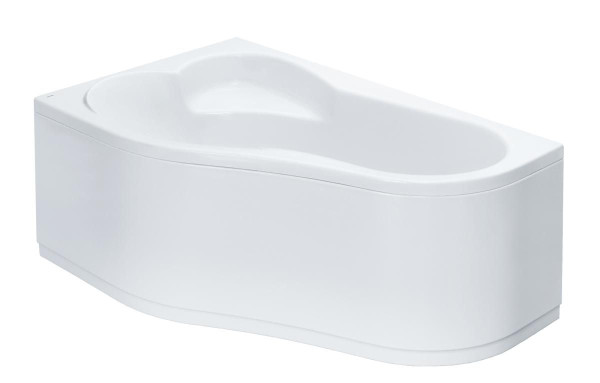 1.WH11.2.036 ИБИЦА XL 160х100 ванна асимметричная акриловая левосторонняя белая. Фото 2