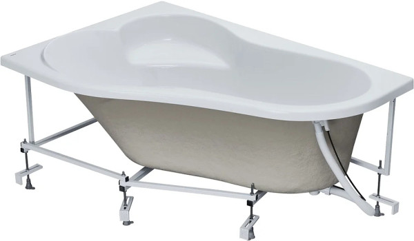 1.WH11.2.427 ИБИЦА XL монтажный комплект 160х100 для левосторонней и правосторонней ванн. Фото 2