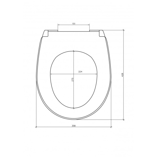 1.WH30.2.050 БОРЕАЛЬ крышка-сидение, Soft-close. Фото 7