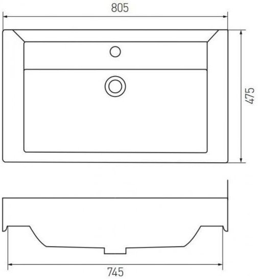 1.WH30.2.084 ТИГОДА 80 Умывальник. Фото 2