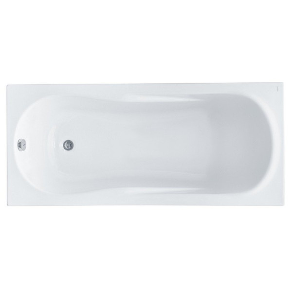 1.WH30.2.383 КАЛЕДОНИЯ 150х75 ванна акриловая прямоугольная белая. Фото 2