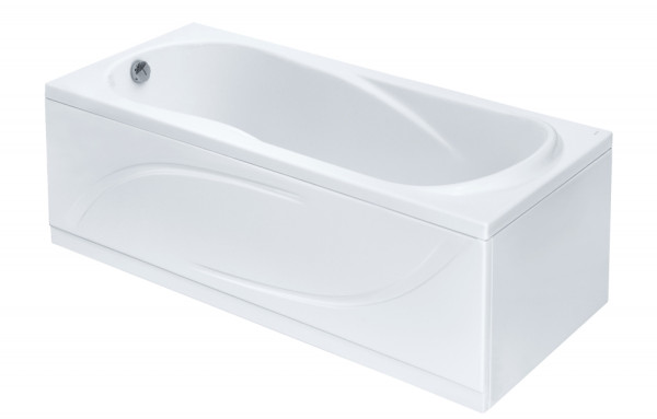 1.WH30.2.383 КАЛЕДОНИЯ 150х75 ванна акриловая прямоугольная белая. Фото 4