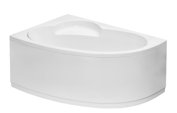 1.WH30.2.394 ШРИ-ЛАНКА 150х100 ванна асимметричная акриловая левосторонняя белая. Фото 2