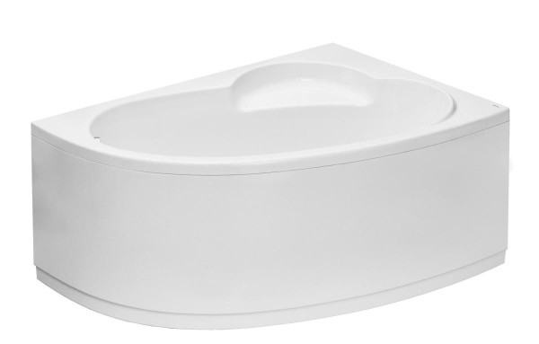 1.WH30.2.395 ШРИ-ЛАНКА 150х100 ванна асимметричная акриловая правосторонняя белая. Фото 2