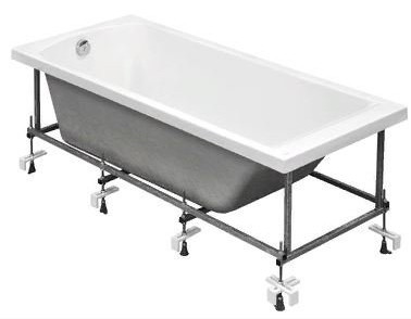 1.WH50.1.597 ФИДЖИ Ванна акриловая прямоугольная 160х75 белая. Фото 3