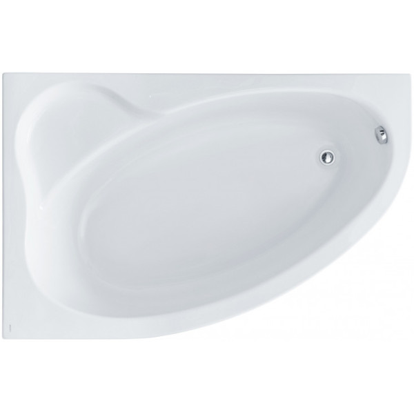 1.WH50.1.662 ЭДЕРА 170х100 ванна асимметричная акриловая левосторонняя белая. Фото 1