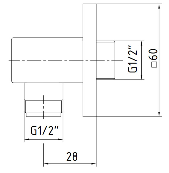 102126388C1EX ELEA шланговое подсоединение матовый черный. Фото 2