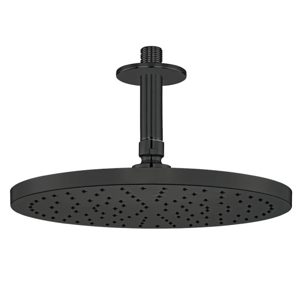 102145033C1EX MYRA верхний душ диаметр 255 мм, матовый черный. Фото 1