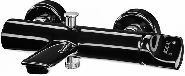 104502470EX MYRA смеситель для ванны черный /хром. Фото 1