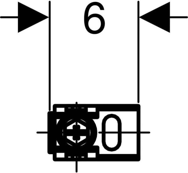 111.835.00.1 Комплект крепления к стене Geberit Duofix для отдельного монтажа, угловой. Фото 3