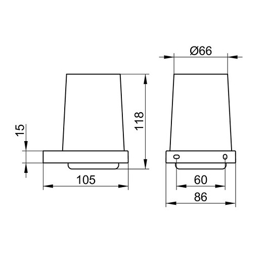 11150019000 EDITION 11 Держатель стакана в комплекте с хрустальным стаканом, хром. Фото 3