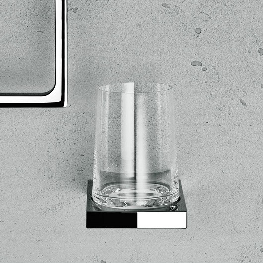 11150019000 EDITION 11 Держатель стакана в комплекте с хрустальным стаканом, хром. Фото 4