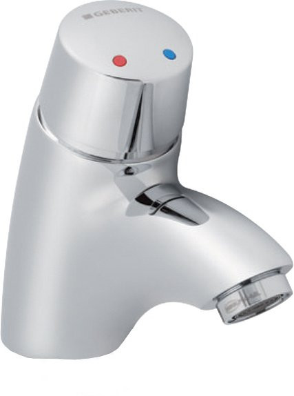 115.721.21.1 HyTouch26 нажимной порционный кран-смеситель (ДО ОКОНЧАНИЯ СКЛАДСКИХ ЗАПАСОВ). Фото 1