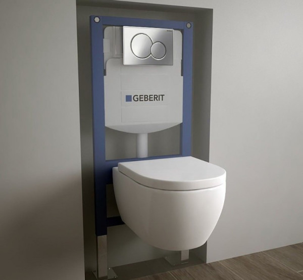 115.770.21.5 Смывная клавиша Geberit Sigma01 для двойного смыва к 111.300/350/361/362/380/390/796, Глянцевый хром. Фото 2