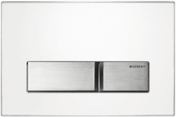 115.788.00.1 Смывная клавиша Geberit Sigma50 для двойного смыва к 111.300/350/361/362/380/390/796, заполнение материалом заказчика. Фото 1