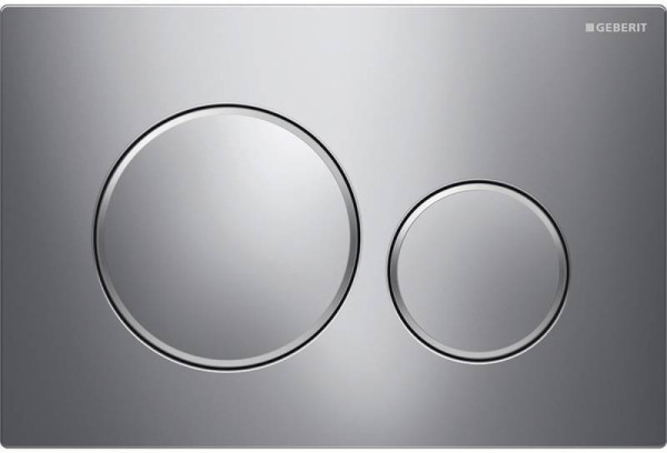 115.882.KH.1 Клавиша смыва Sigma 20, двойной смыв, к 111.300/350/361/362/380/390/796 хром гл/мат/гл. Фото 1