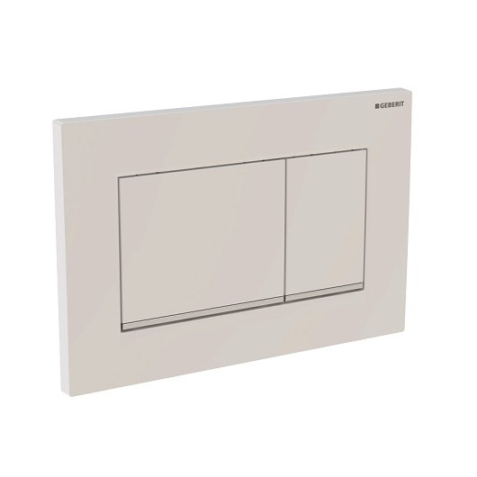 115.883.JT.1 клавиша двойного смыва Sigma 30 NEW к 111.300/350/361/362/380/390/796 не оставляет отпечатков пальцев, белый мат/хром глянц/белый мат. Фото 2