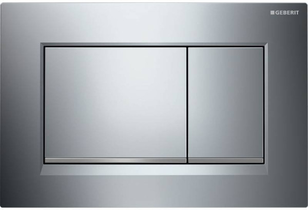 115.883.KH.1 клавиша двойного смыва Sigma 30, к 111.300/350/361/362/380/390/796 хром глянцевый/хром матовый/хром глянцевый. Фото 1