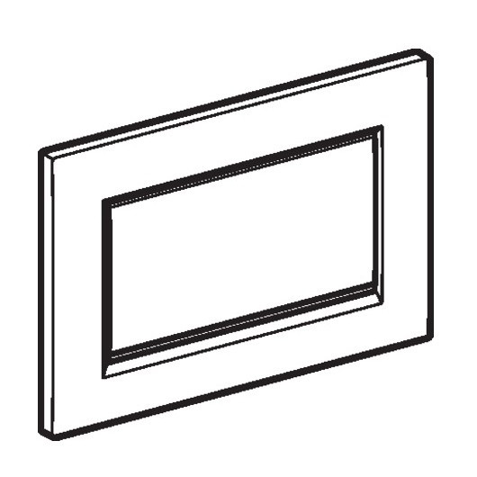 115.893.14.1 Смывная клавиша Sigma 30 NEW смыв-стоп к 111.300/350/361/362/380/390/796 не оставляет отпечатков пальцев,черный мат/глянц хром/черный мат. Фото 3