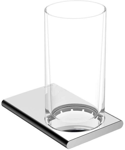 11550019000 EDITION 400 Держатель стакана, со стаканом из хрусталя, хром. Фото 1