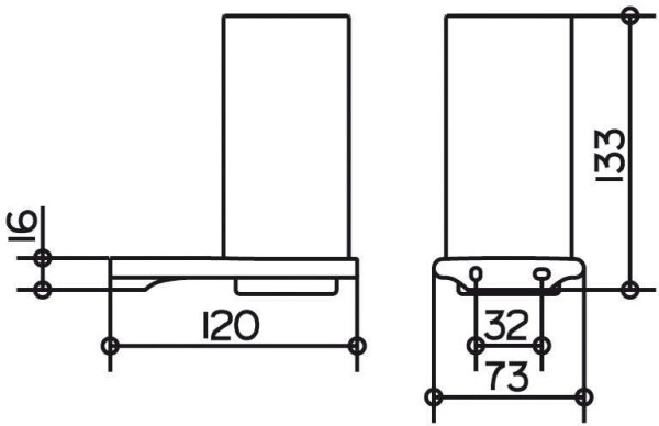 11550019000 EDITION 400 Держатель стакана, со стаканом из хрусталя, хром. Фото 6