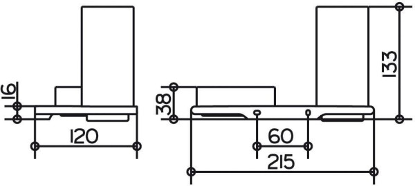 11554019000 EDITION 400 Двойной держатель с хрустальным стаканом и матовая хрустальная чаша, хром. Фото 4