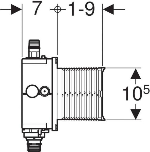 116.004.00.1 блок для системы управления смывом писсуара NEW. Фото 2